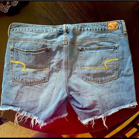 American Eagle Distressed Jean Shorts - Picture 2 of 2